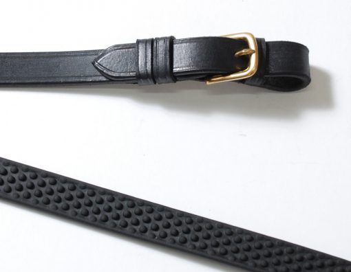 Rubber Grip Reins Detail - Southern Stars Saddlery