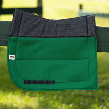 Ecogold Secure Dressage Pad - Kelly Green